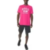 T-shirt com gráfico de voleibol “Rosa choque”