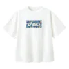 T-shirt com logótipo “Branco Azul”