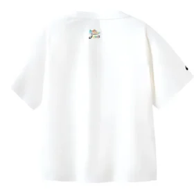 T-shirt com logótipo “Branco Azul”