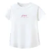T-shirt com logótipo “Branco Rosa Cinza”