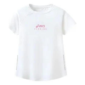 T-shirt com logótipo “Branco Rosa Cinza”