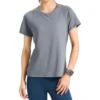 T-shirt com logótipo “Cinza”