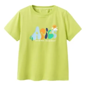 T-shirt com logótipo colorido “Green”