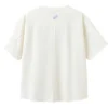 T-shirt com logótipo e flores “Branco”