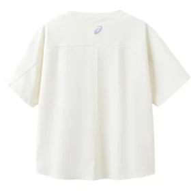 T-shirt com logótipo e flores “Branco”