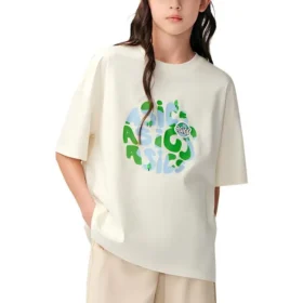 T-shirt com logótipo Earth Theme “Branco”
