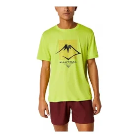 T-shirt com logótipo Fujitrail “Neon Lime”