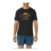 T-shirt com logótipo Fujitrail “Preto Amarelo”