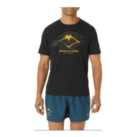 T-shirt com logótipo Fujitrail “Preto Amarelo”