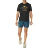 T-shirt com logótipo Fujitrail “Preto Amarelo”