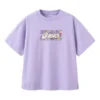 T-shirt com logótipo “Purple”