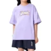 T-shirt com logótipo “Purple”