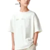 T-shirt com vários logótipos “Branco Bege”