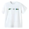 T-shirt com vários logótipos “White”