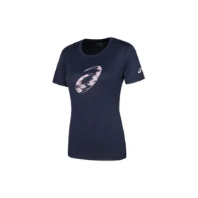 T-shirt de manga curta com grafismo em espiral Tamanhos asiáticos “Midnight”