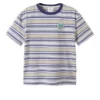 T-shirt às riscas “Beige Blue”