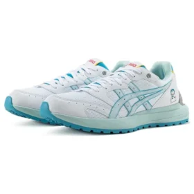 Ténis Asics x Doraemon Tarther Sc “Branco Azul”