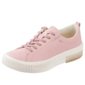 Ténis GEL-Lasiro com sola grossa “Rosa Branco”
