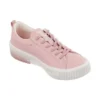 Ténis GEL-Lasiro com sola grossa “Rosa Branco”