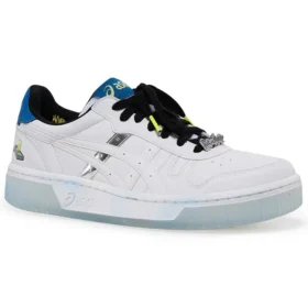 Ténis Rick and Morty x Asics Court-MZ Branco/Azul