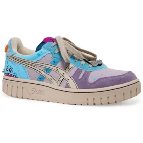 Ténis Unissexo Rick and Morty x Asics Court-MZ Azul/Roxo